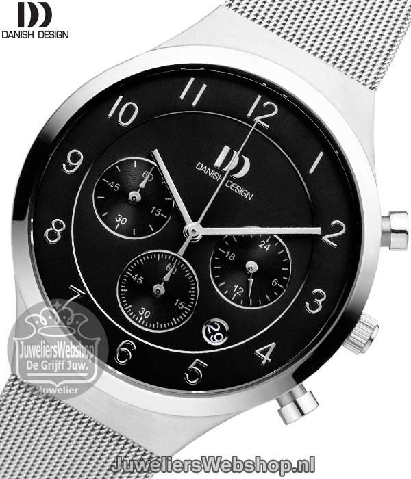 Danish Design 1113 horloge IQ63Q1113 Chronograaf - Afbeelding 2