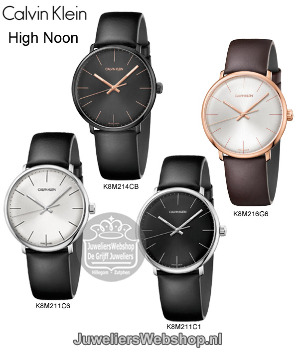 Calvin Klein horloge High Noon K8M216G6 - Afbeelding 4