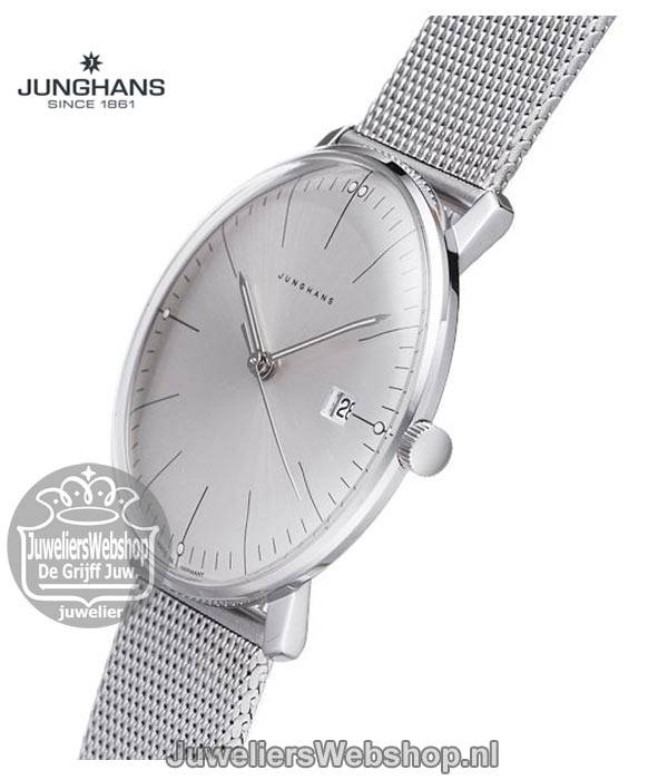 Junghans horloge 041/4463.44 Max Bill Quartz - Afbeelding 5