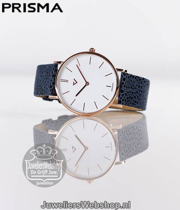 Prisma 100%NL Horloge P1629.636G Uni Blauw - Afbeelding 5