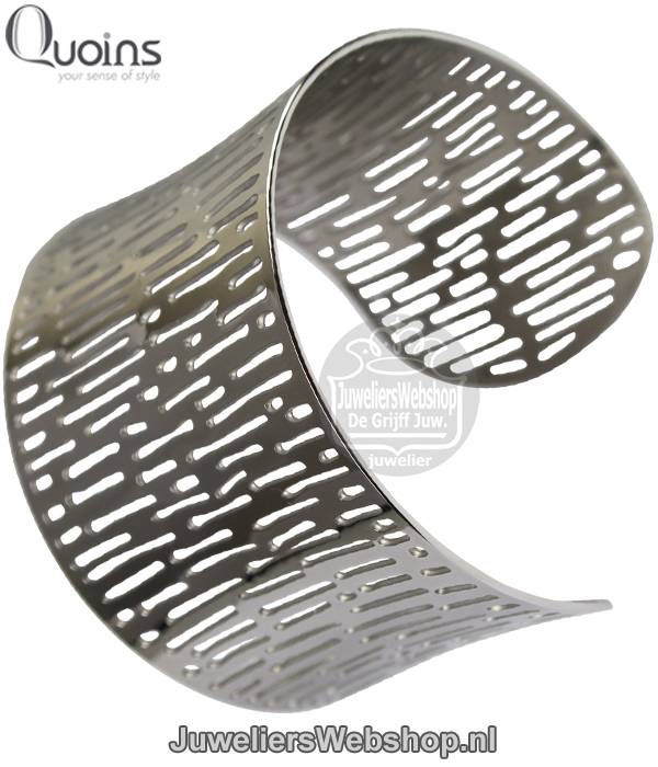 Quoins Armbanden ZB-12-E By Q Basic armband Edelstaal - Afbeelding 2