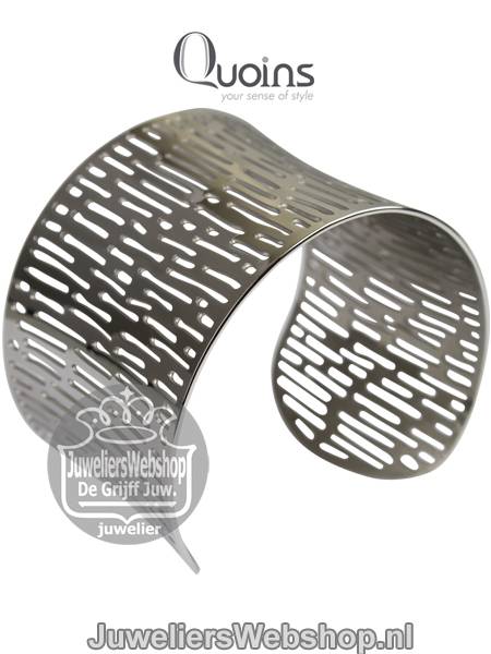 Quoins Armbanden ZB-12-E By Q Basic armband Edelstaal