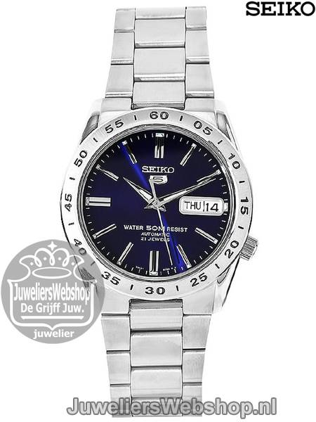 Seiko SNKD99K1 Horloge Edelstaal Automaat - Afbeelding 4