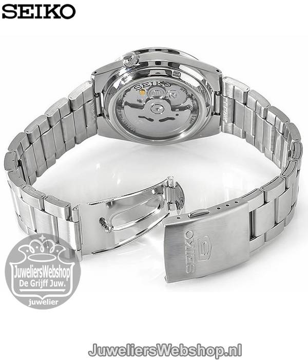 Seiko SNKD99K1 Horloge Edelstaal Automaat - Afbeelding 3