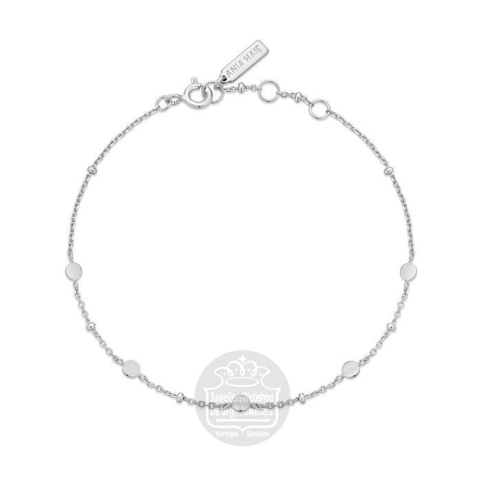 Ania Haie B063-01H Disc Station Armband Zilver - Afbeelding 3