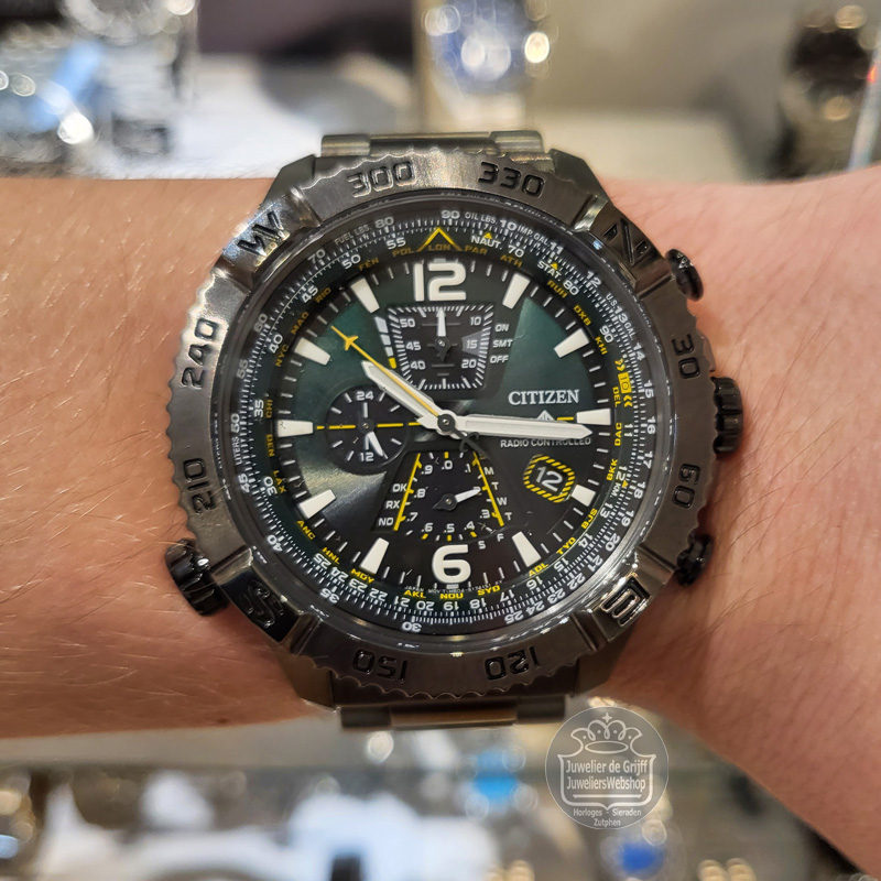 Citizen Radio Controlled AT8227-56X horloge Promaster Navihawk - Afbeelding 7