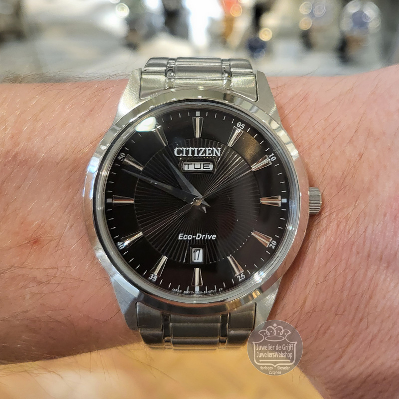 Citizen AW0100-86EE horloge Eco-Drive Zwart - Afbeelding 6