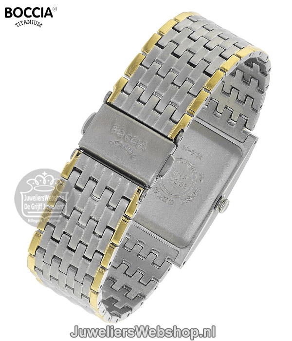 Boccia 3212-09 horloge dames titanium bicolor - Afbeelding 3