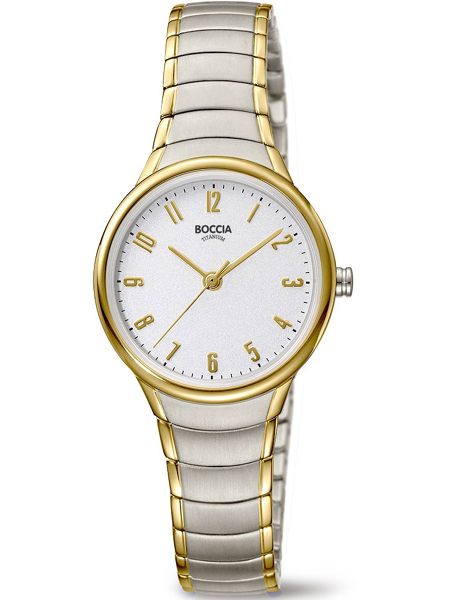 Boccia 3319-02 horloge dames titanium bicolor