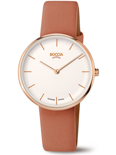 Boccia 3327-05 horloge dames titanium rose
