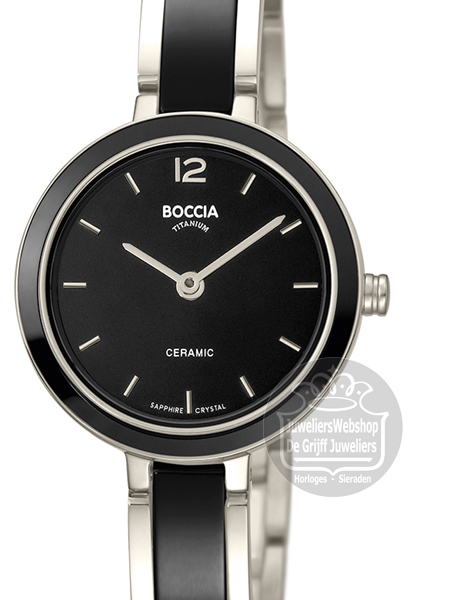Boccia 3333-02 horloge dames titanium - Afbeelding 2