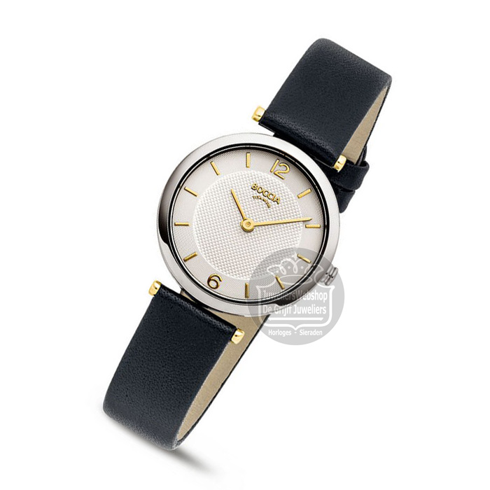 Boccia 3362-01 horloge dames titanium bicolor - Afbeelding 3