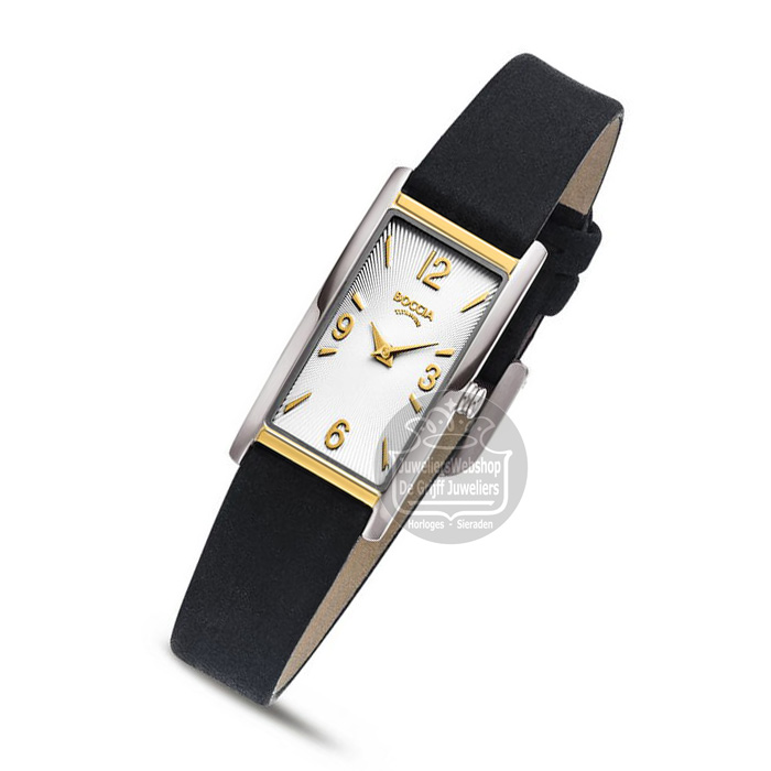 Boccia 3366-02 horloge dames titanium bicolor - Afbeelding 3