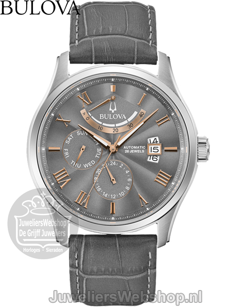 Bulova Wilton Automaat Herenhorloge 96C143 - Afbeelding 4