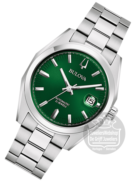 Bulova Surveyor Herenhorloge 96B429 Groen - Afbeelding 3