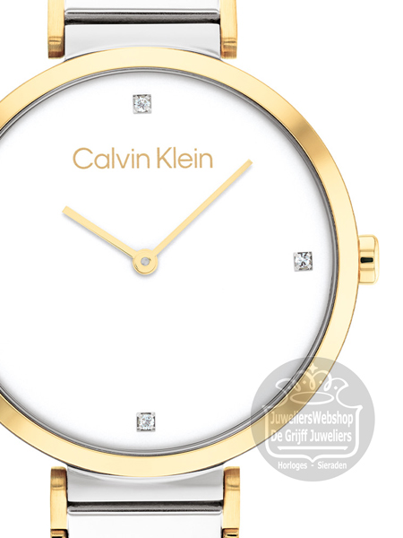 Calvin Klein horloge Minimalistic T bar CK25200134 Bicolor - Afbeelding 2