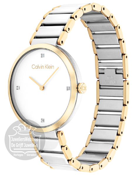 Calvin Klein horloge Minimalistic T bar CK25200134 Bicolor - Afbeelding 3