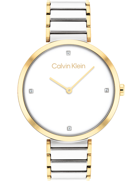 Calvin Klein horloge Minimalistic T bar CK25200134 Bicolor
