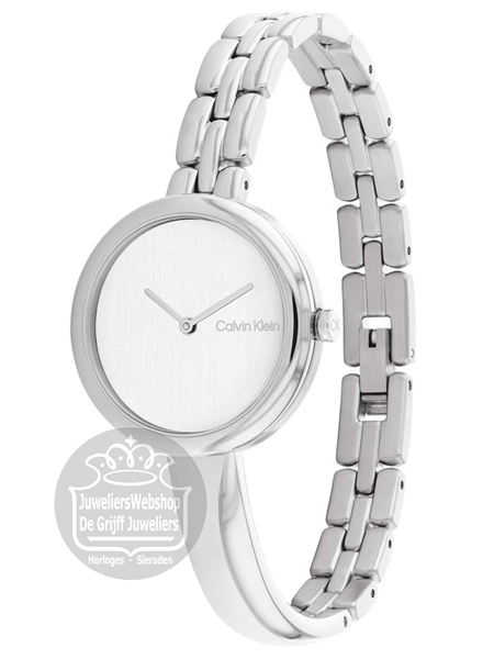 Calvin Klein horloge Bangled CK25200278 Zilver - Afbeelding 3