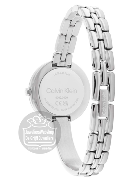 Calvin Klein horloge Bangled CK25200278 Zilver - Afbeelding 4