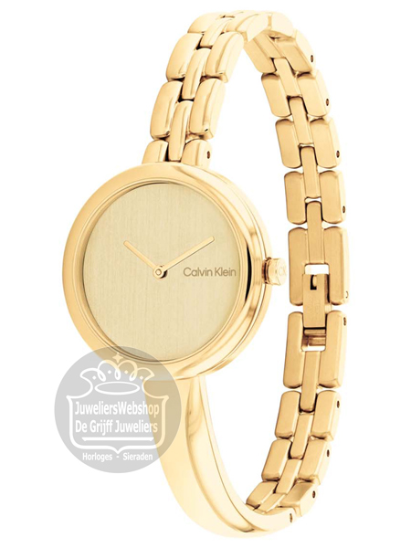 Calvin Klein horloge Bangled CK25200279 Goud - Afbeelding 3