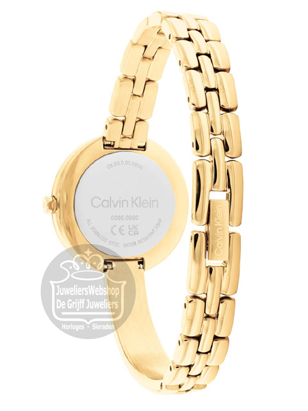 Calvin Klein horloge Bangled CK25200279 Goud - Afbeelding 4