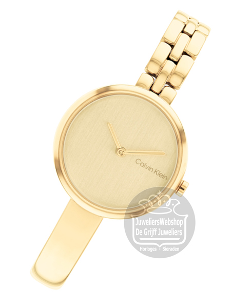 Calvin Klein horloge Bangled CK25200279 Goud - Afbeelding 5