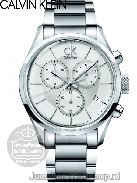 Calvin Klein horloge Masculine Gent K2H27126 Chronograaf - Afbeelding 4