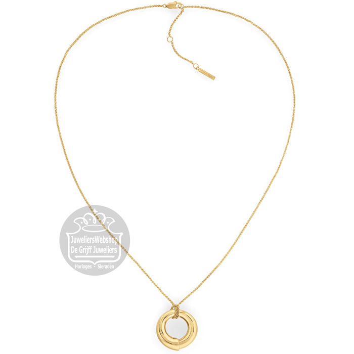 Calvin Klein CK Spiral Collier CJ35000761 Verguld - Afbeelding 3