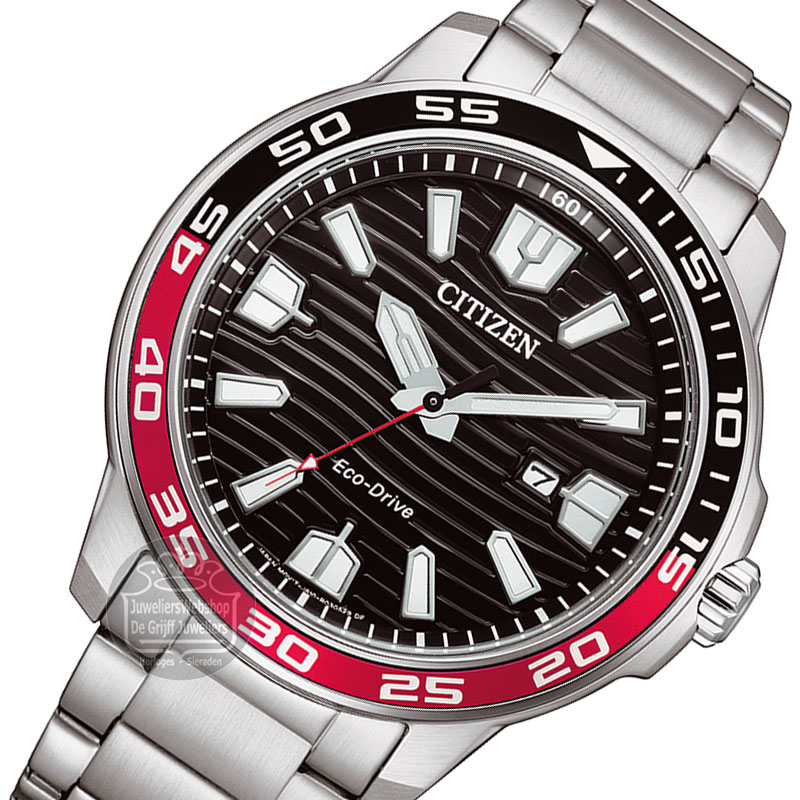 Citizen AW1527-86E horloge Eco-Drive Zwart - Afbeelding 5