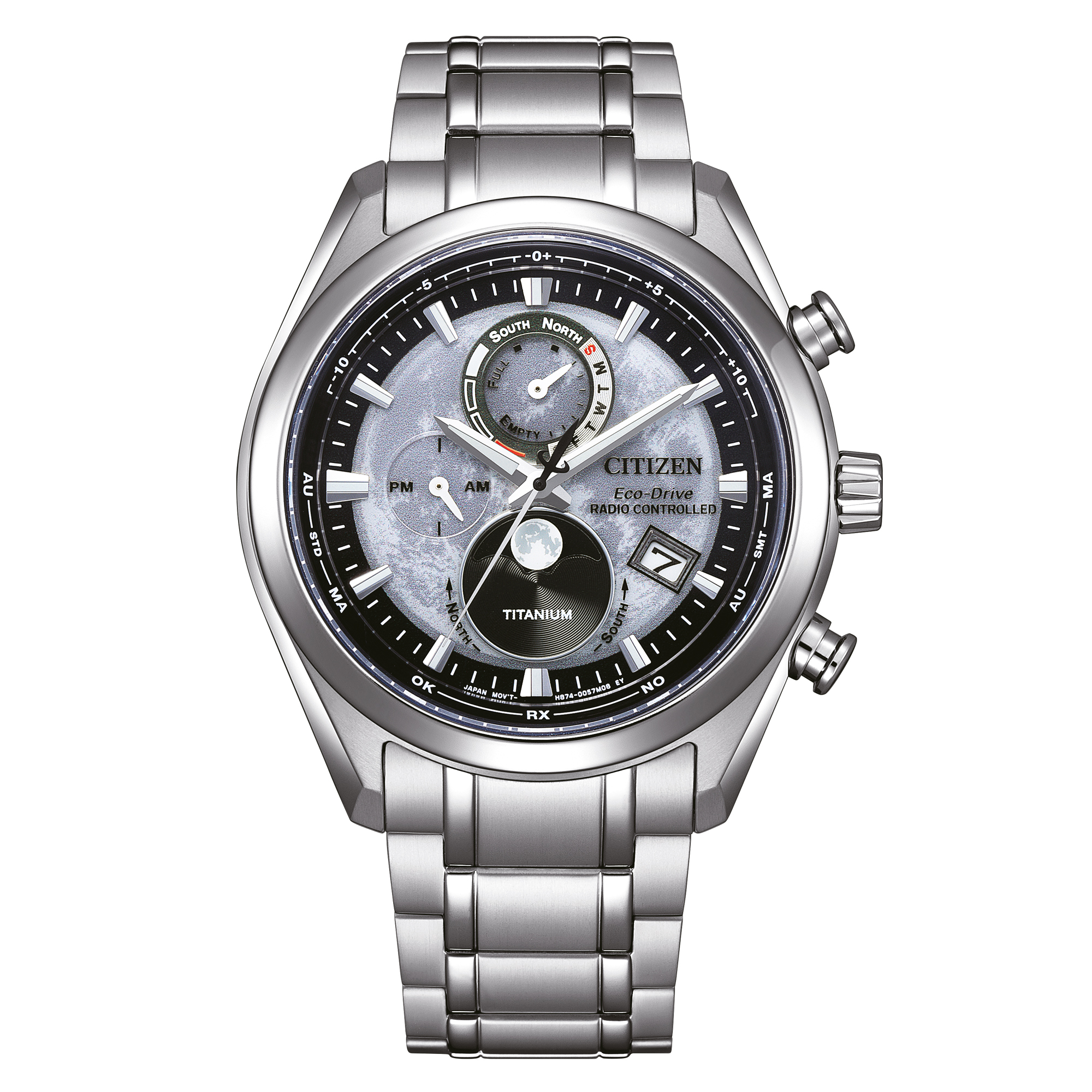 Citizen Radio Controlled BY1010-81H Moonphase Horloge Grijs