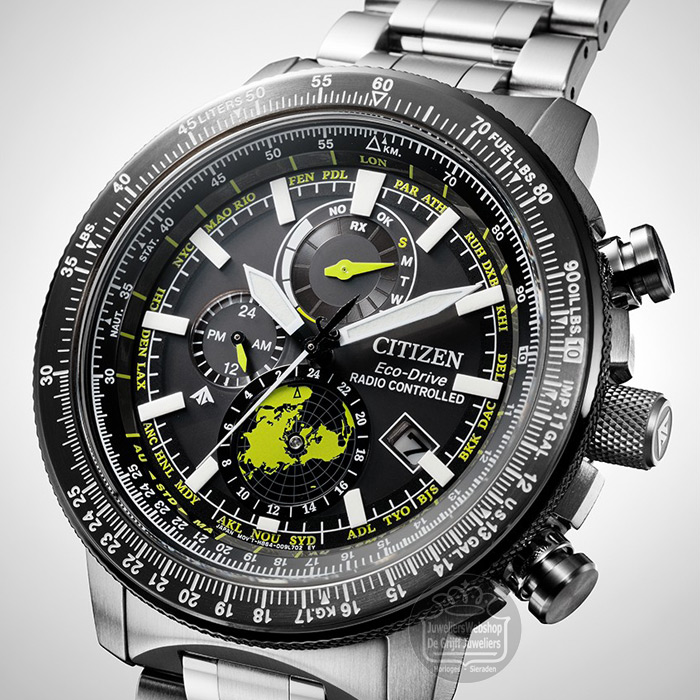 Citizen Radio Controlled Promaster Geo-Trecker BY3006-53E horloge zwart - Afbeelding 6