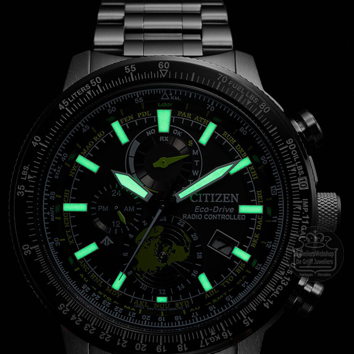 Citizen Radio Controlled Promaster Geo-Trecker BY3006-53E horloge zwart - Afbeelding 8