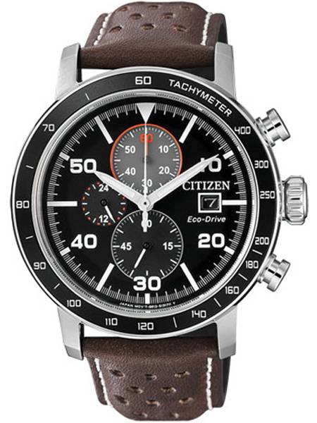 Citizen CA0641-24E horloge Eco-Drive Chrono Bruin