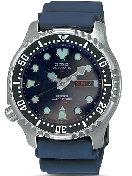 Citizen NY0040-17LE duikhorloge automatic heren 200M blauw