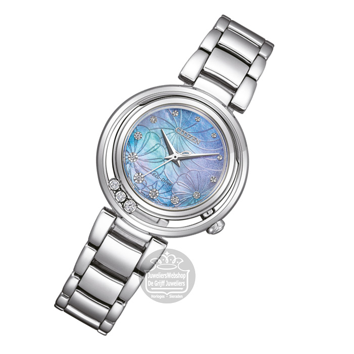 Citizen Eco-Drive EM1110-81N horloge dames ARCLY Ladies Blauw - Afbeelding 6