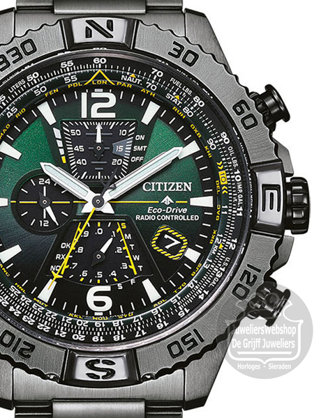 Citizen Radio Controlled AT8227-56X horloge Promaster Navihawk - Afbeelding 2