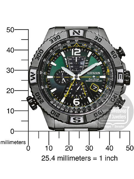 Citizen Radio Controlled AT8227-56X horloge Promaster Navihawk - Afbeelding 4