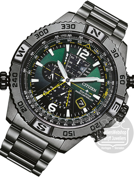 Citizen Radio Controlled AT8227-56X horloge Promaster Navihawk - Afbeelding 5
