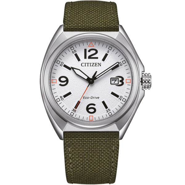 Citizen AW1571-09A horloge Eco-Drive Wit-Groen