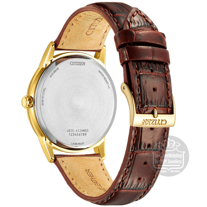 Citizen AW1782-11A horloge Eco-Drive goldplated - Afbeelding 4