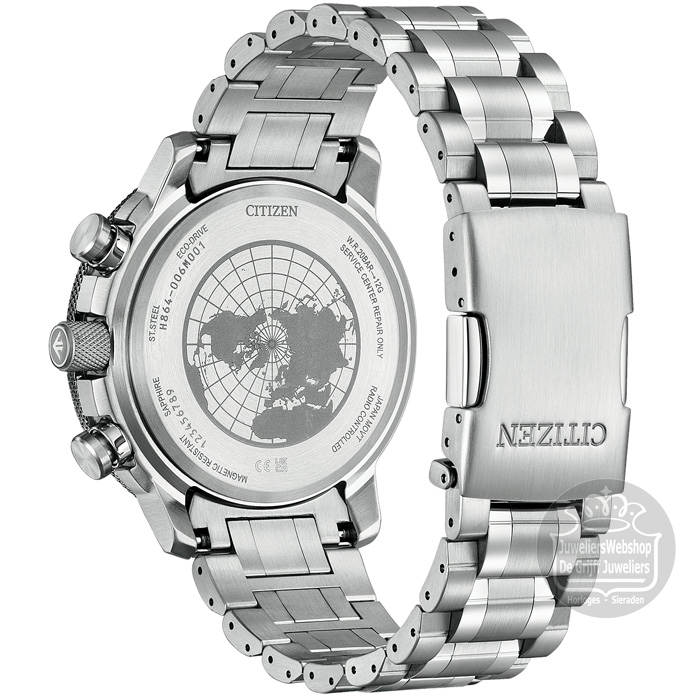 Citizen Radio Controlled Promaster Geo-Trecker BY3006-53E horloge zwart - Afbeelding 4