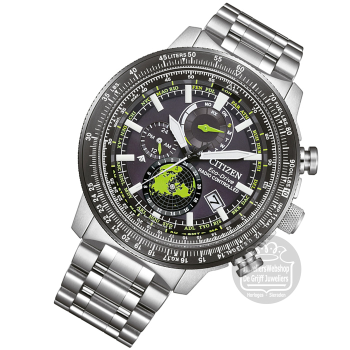 Citizen Radio Controlled Promaster Geo-Trecker BY3006-53E horloge zwart - Afbeelding 5