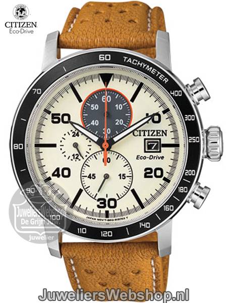 Citizen CA0641-16X horloge Eco-Drive Chrono Beige - Afbeelding 3