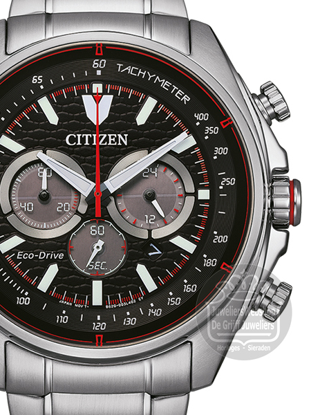 Citizen CA4561-89E horloge Eco-Drive Chrono Zwart - Afbeelding 2