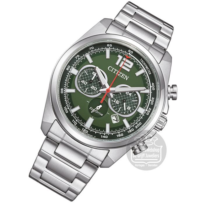 Citizen CA4640-50X horloge Eco-Drive Chrono Groen - Afbeelding 3