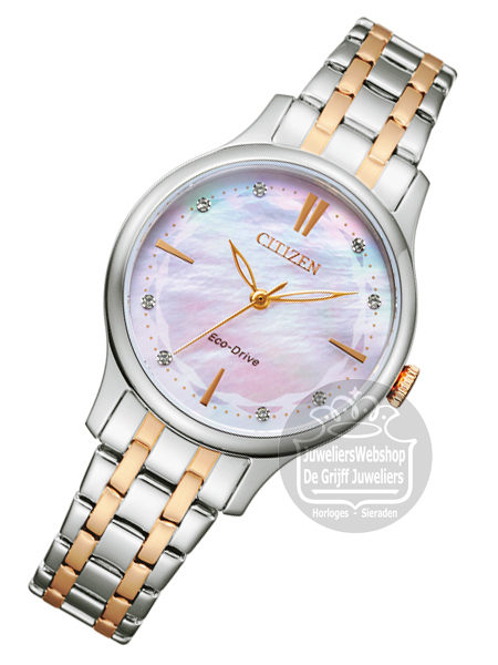 Citizen EM0896-89Y horloge dames Eco-Drive Bi Color - Afbeelding 5