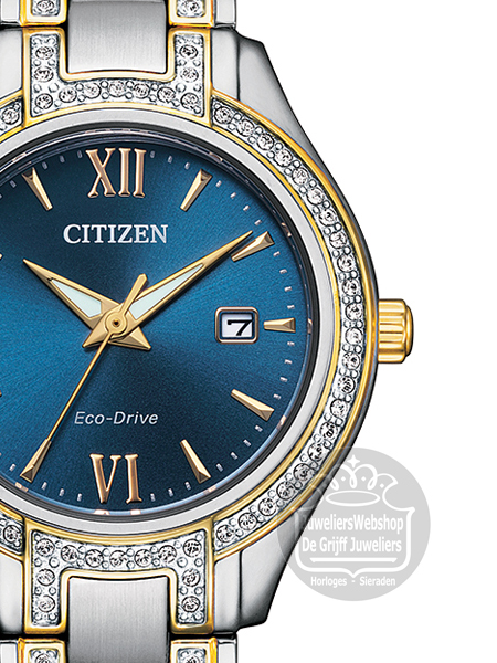 Citizen FE1234-50L horloge dames Eco-Drive Blauw - Afbeelding 2