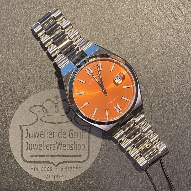 Citizen NJ0151-88Z horloge Automatic Oranje Tsuyosa - Afbeelding 5