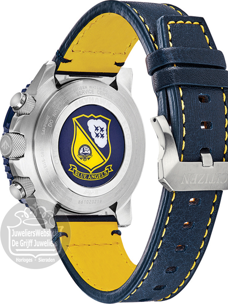 Citizen Radio Controlled JY8078-01L horloge Eco-Drive Blue Angels blauw - Afbeelding 4